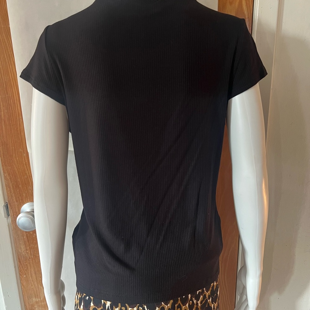 Killstar Black Top with Cut Out at Bust and Grommet Straps Punk Goth XL - Picture 7 of 8